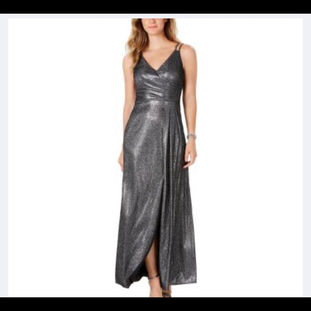 Metallic Evening Gown